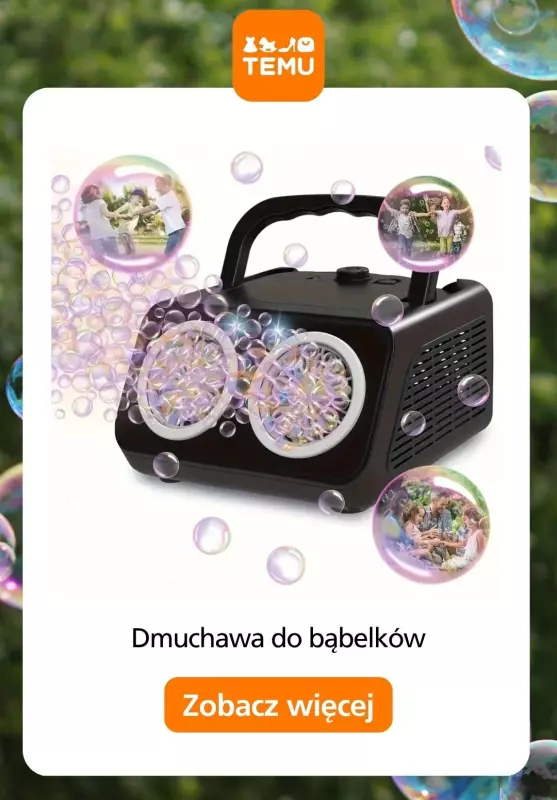 Temu - gazetka promocyjna Urządzenia do baniek mydlanych   - strona 2