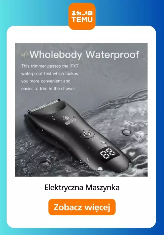 Temu - gazetka promocyjna Elektryczne golarki męskie   - strona 2