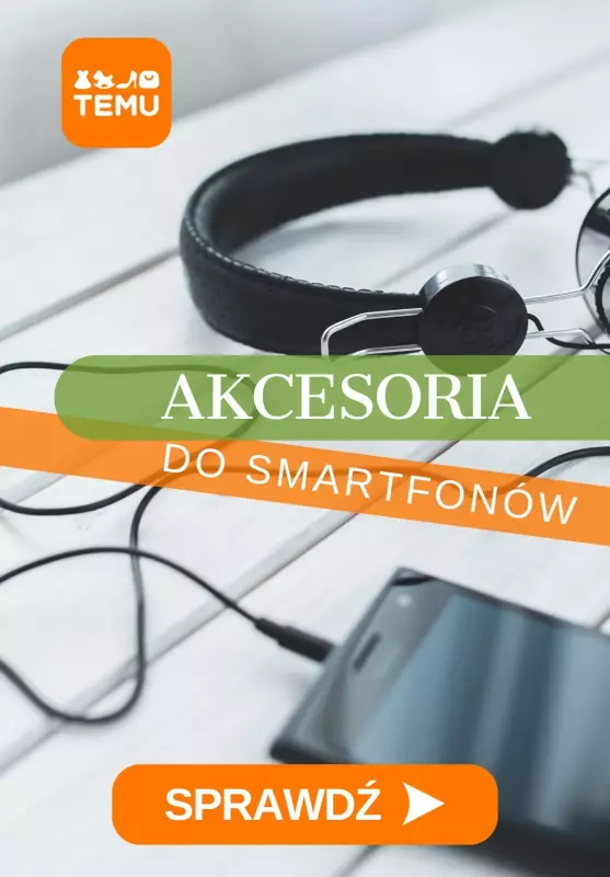 Temu - gazetka promocyjna Akcesoria do telefonów od wtorku 17.06 