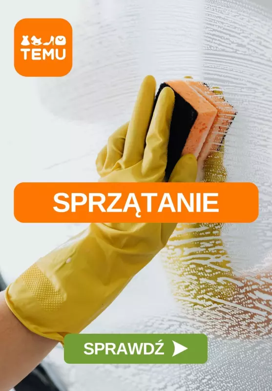 Temu - gazetka promocyjna Produkty do sprzątania od piątku 20.06 