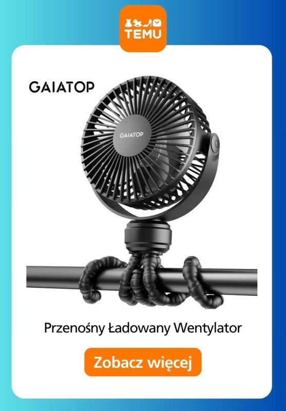 Temu - gazetka promocyjna Wentylatory na lato od wtorku 24.06  - strona 7