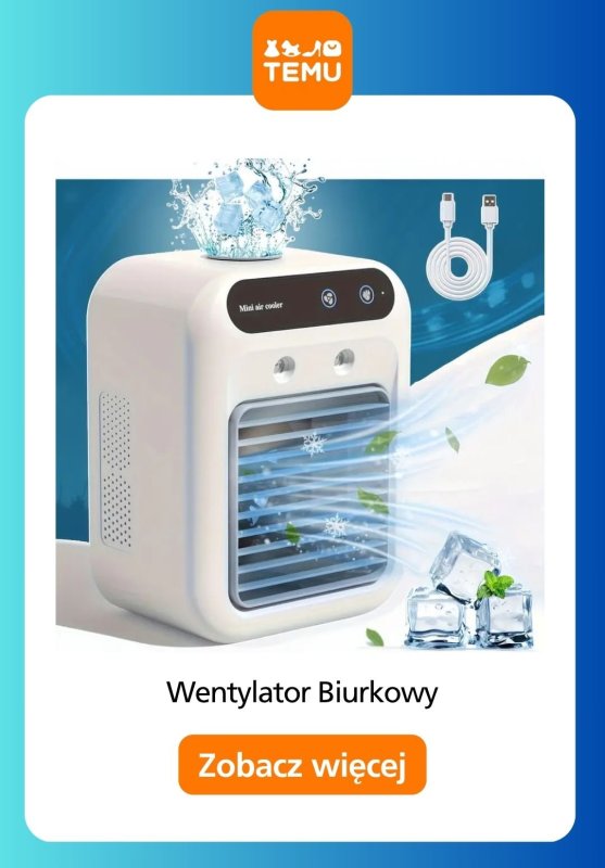 Temu - gazetka promocyjna Wentylatory na lato od wtorku 24.06  - strona 4