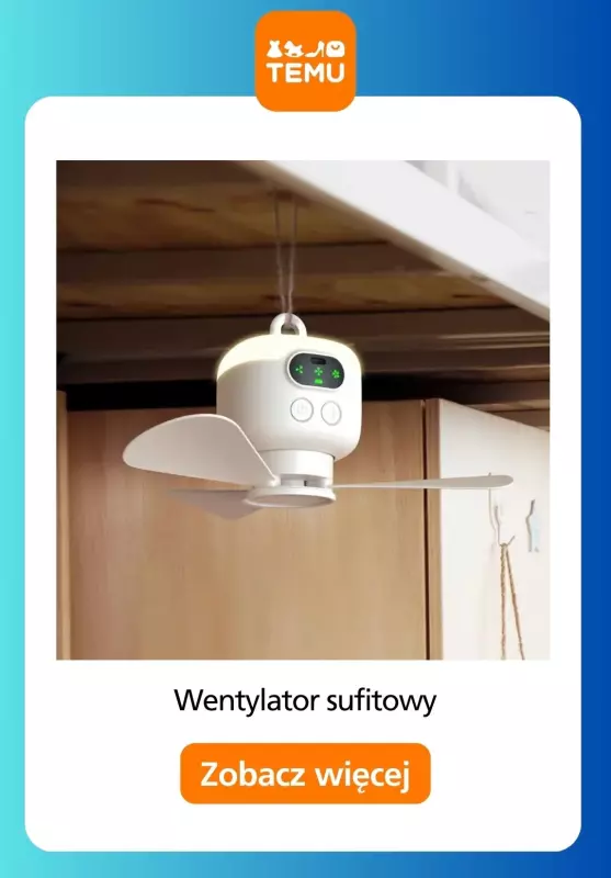 Temu - gazetka promocyjna Wentylatory na lato   - strona 2