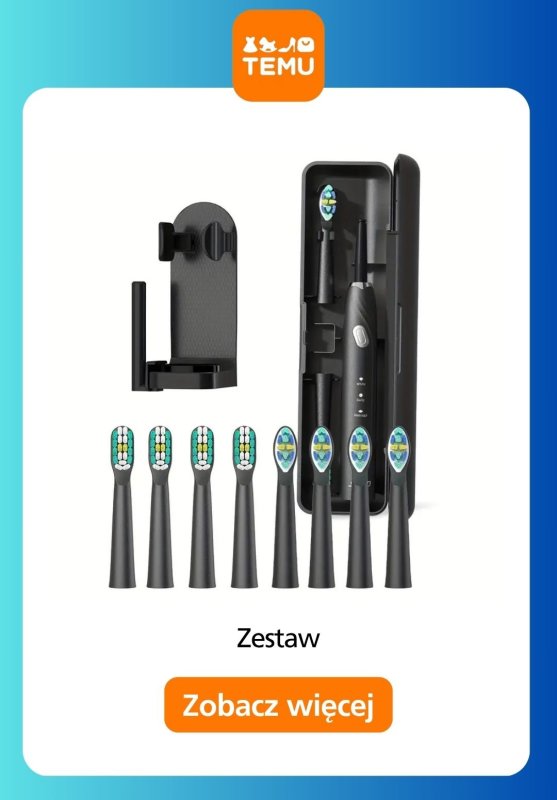 Temu - gazetka promocyjna Szczoteczki elektryczne w super cenach! od środy 25.06  - strona 8