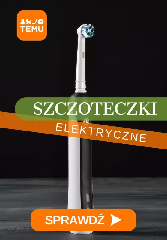 Temu - gazetka promocyjna Szczoteczki elektryczne w super cenach! od środy 25.06 
