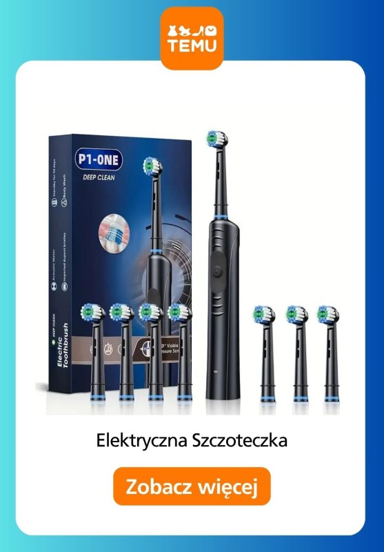 Temu - gazetka promocyjna Szczoteczki elektryczne w super cenach! od środy 25.06  - strona 6