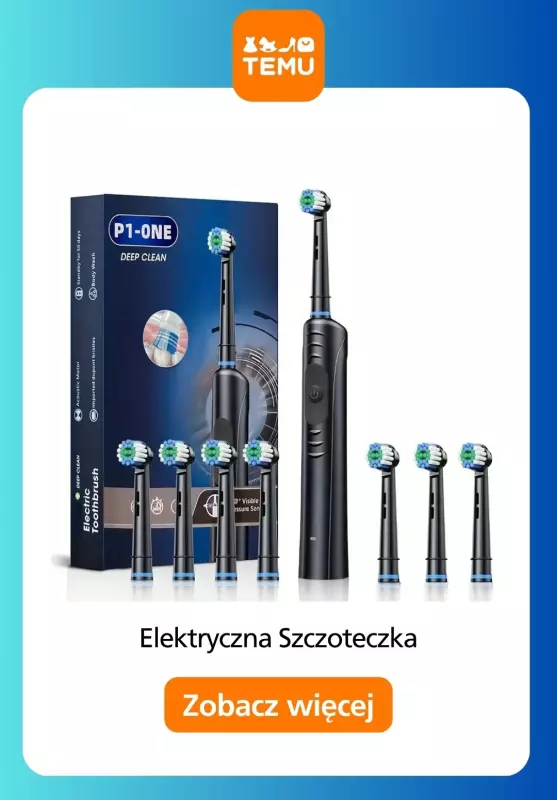 Temu - gazetka promocyjna Szczoteczki elektryczne w super cenach! od środy 25.06  - strona 6