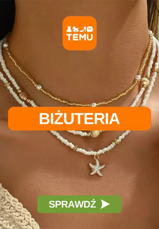 Temu - gazetka promocyjna Biżuteria damska od piątku 27.06 