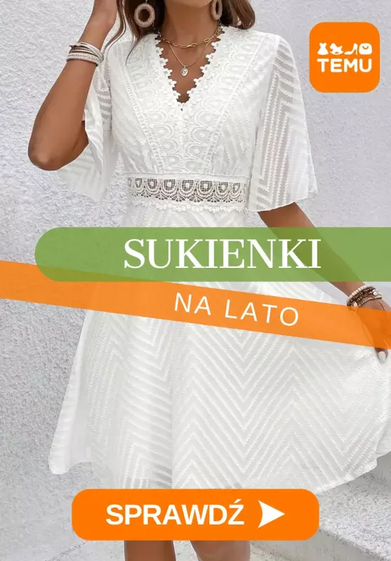 Temu - gazetka promocyjna Sukienki na lato  