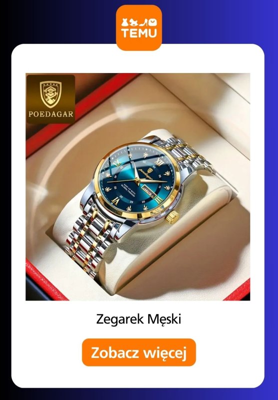 Temu - gazetka promocyjna Zegarki męskie od czwartku 03.07  - strona 4