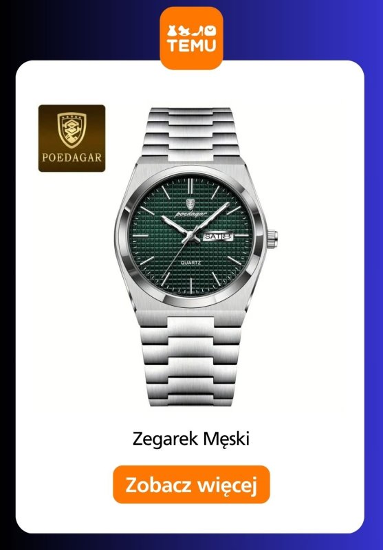 Temu - gazetka promocyjna Zegarki męskie od czwartku 03.07  - strona 7