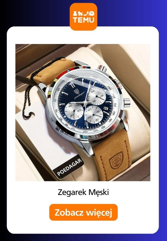 Temu - gazetka promocyjna Zegarki męskie od czwartku 03.07  - strona 9