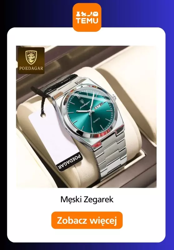 Temu - gazetka promocyjna Zegarki męskie od czwartku 03.07  - strona 12