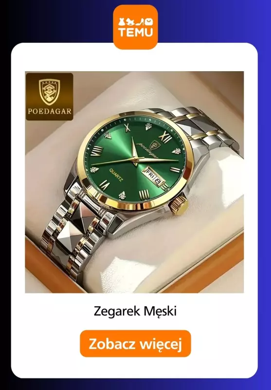 Temu - gazetka promocyjna Zegarki męskie   - strona 3
