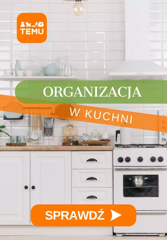 Temu - gazetka promocyjna Organizacja w kuchni  