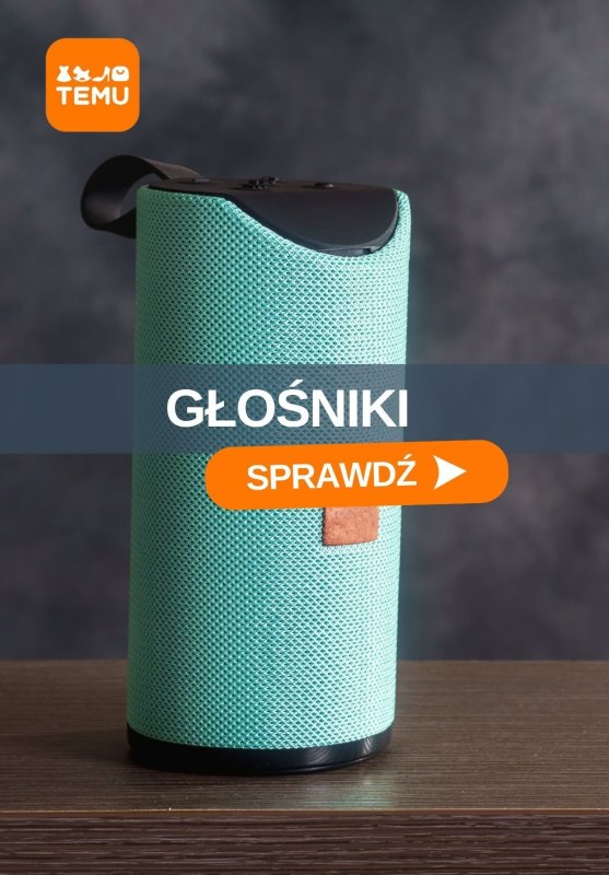 Temu - gazetka promocyjna Głośniki bezprzewodowe od piątku 11.07 