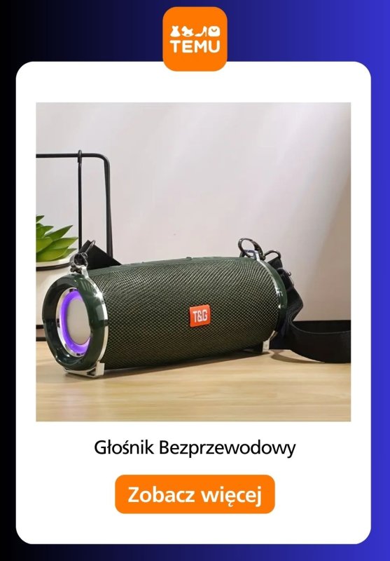 Temu - gazetka promocyjna Głośniki bezprzewodowe od piątku 11.07  - strona 7