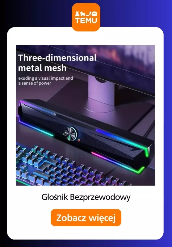 Temu - gazetka promocyjna Głośniki bezprzewodowe   - strona 3