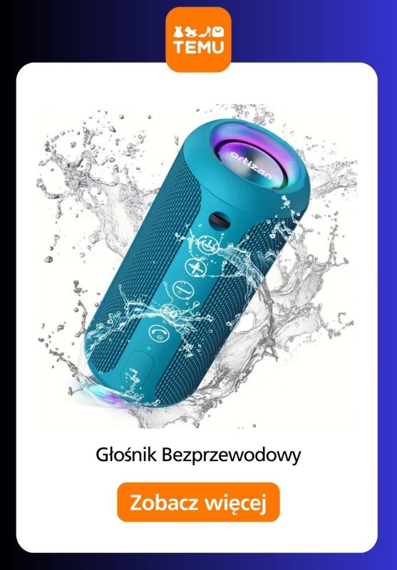 Temu - gazetka promocyjna Głośniki bezprzewodowe od piątku 11.07  - strona 12
