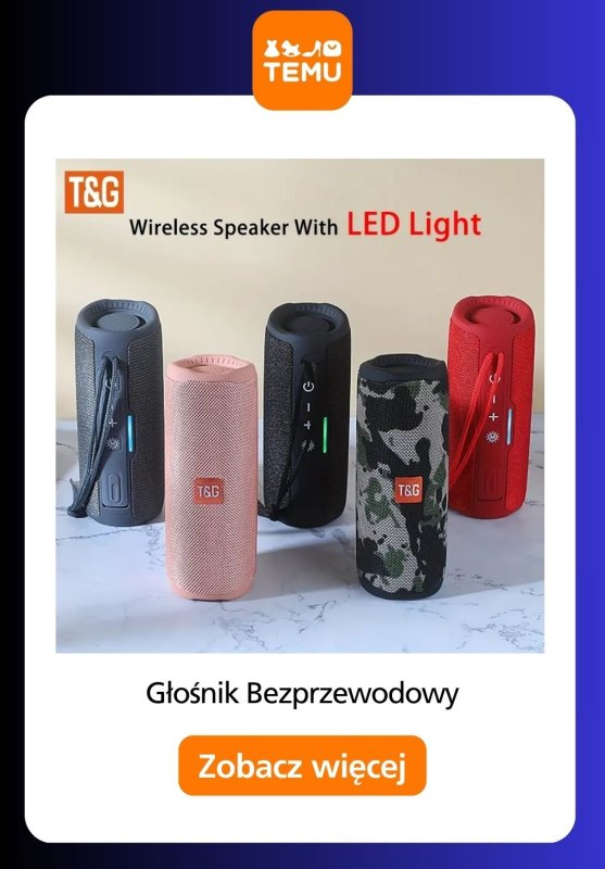Temu - gazetka promocyjna Głośniki bezprzewodowe od piątku 11.07  - strona 5