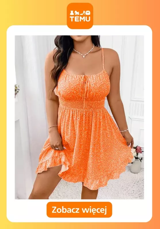 Temu - gazetka promocyjna Sukienki plus size   - strona 3