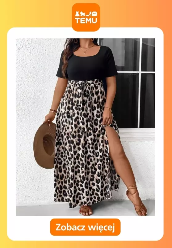 Temu - gazetka promocyjna Sukienki plus size   - strona 2