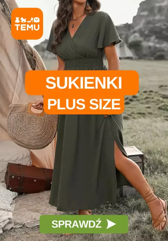 Temu - gazetka promocyjna Sukienki plus size od piątku 18.07 