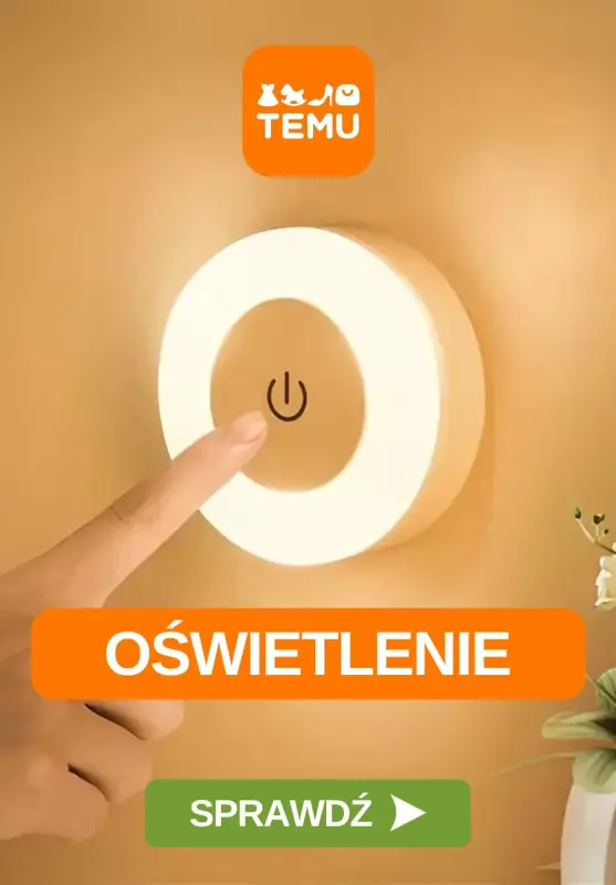 Temu - gazetka promocyjna Oświetlenie do domu od poniedziałku 21.07 