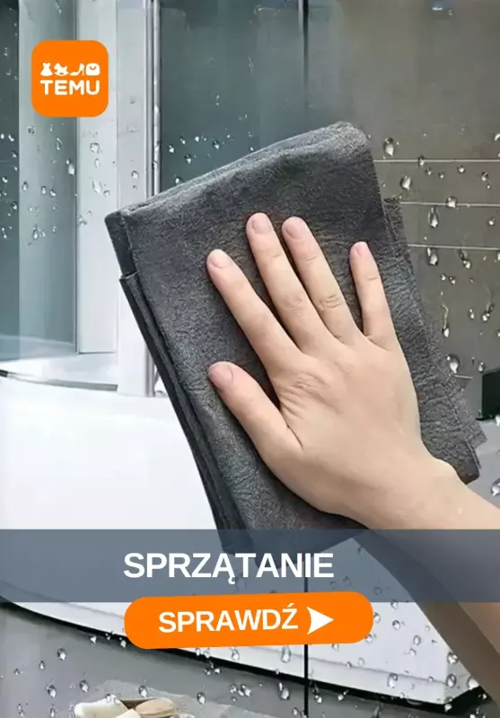 Temu - gazetka promocyjna Produkty do sprzątania od wtorku 29.07 
