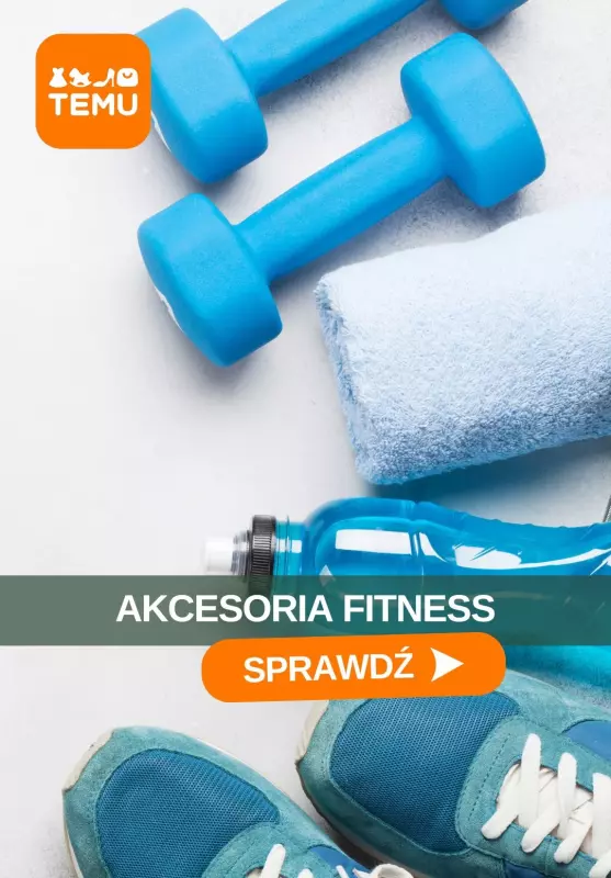 Temu - gazetka promocyjna Sprzęt fitness do domu i na siłownie od wtorku 12.08 