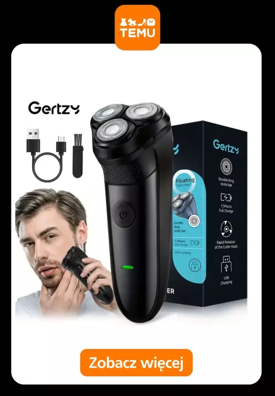 Temu - gazetka promocyjna Golarki męskie w supercenach od środy 13.08  - strona 2