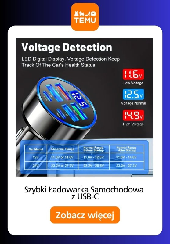 Temu - gazetka promocyjna Produkty do samochodu od piątku 22.08  - strona 14