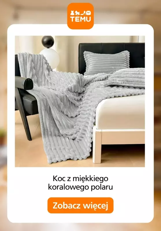 Temu - gazetka promocyjna Koce i narzuty   - strona 2