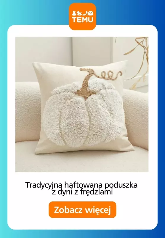 Temu - gazetka promocyjna Dekoracje kanapy i sofy od środy 03.09  - strona 7