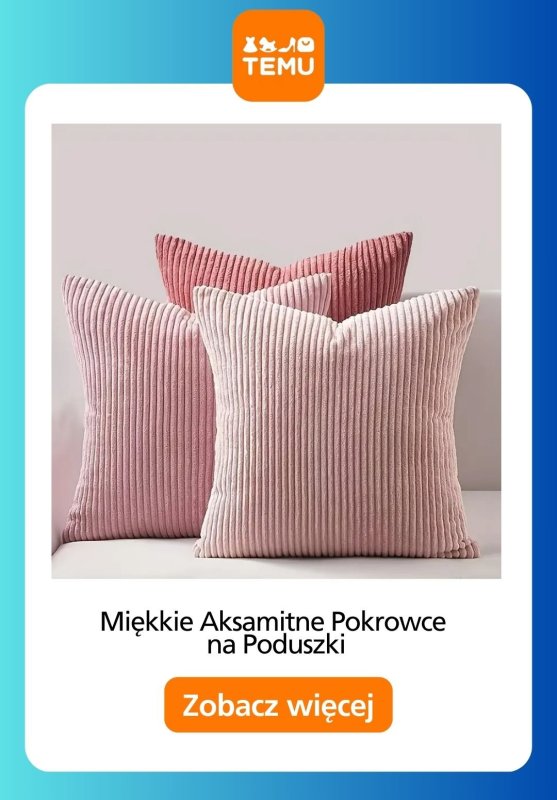 Temu - gazetka promocyjna Dekoracje kanapy i sofy od środy 03.09  - strona 12