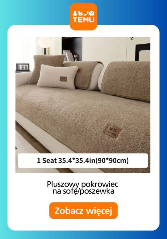 Temu - gazetka promocyjna Dekoracje kanapy i sofy od środy 03.09  - strona 10