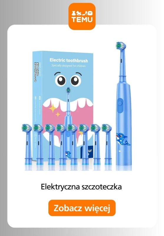 Temu - gazetka promocyjna Szczoteczki elektryczne w super cenach! od czwartku 04.09  - strona 7