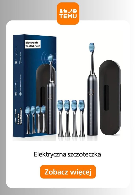 Temu - gazetka promocyjna Szczoteczki elektryczne w super cenach! od czwartku 04.09  - strona 8