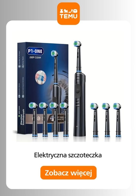 Temu - gazetka promocyjna Szczoteczki elektryczne w super cenach! od czwartku 04.09  - strona 11