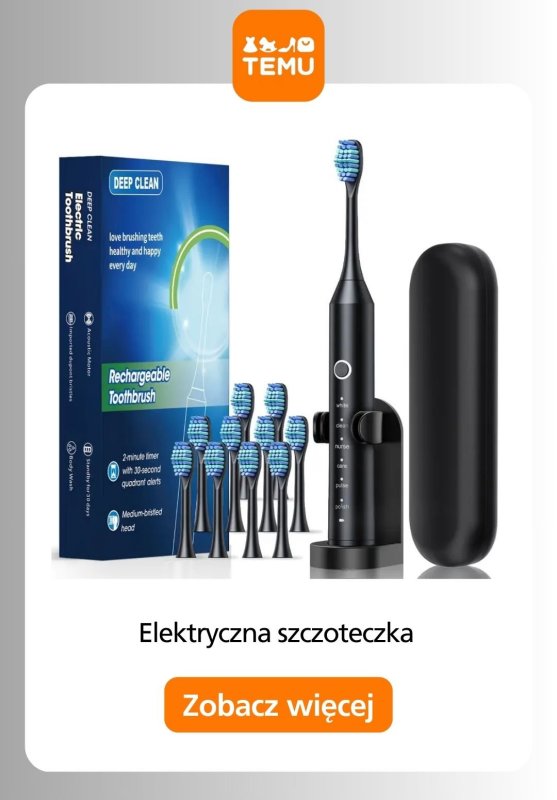 Temu - gazetka promocyjna Szczoteczki elektryczne w super cenach! od czwartku 04.09  - strona 4