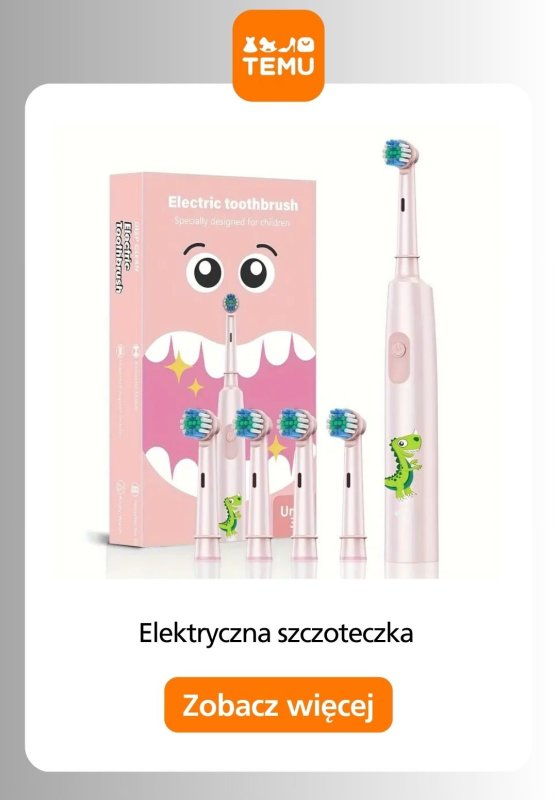 Temu - gazetka promocyjna Szczoteczki elektryczne w super cenach! od czwartku 04.09  - strona 5