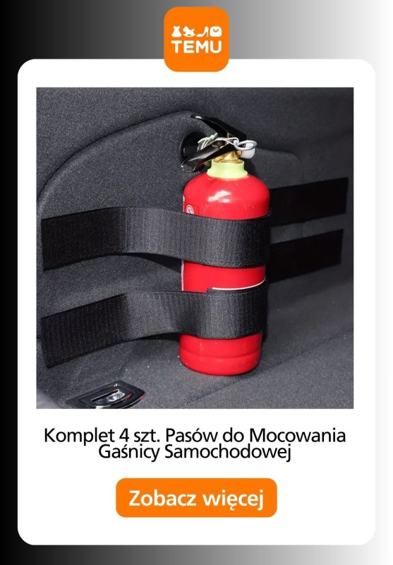 Temu - gazetka promocyjna Akcesoria do wnętrza samochodu od piątku 05.09  - strona 13