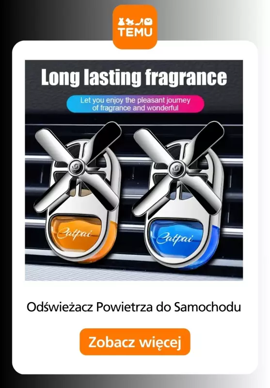 Temu - gazetka promocyjna Akcesoria do wnętrza samochodu od piątku 05.09  - strona 15