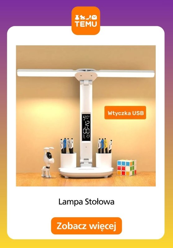Temu - gazetka promocyjna Oświetlenie do domu od wtorku 09.09  - strona 6
