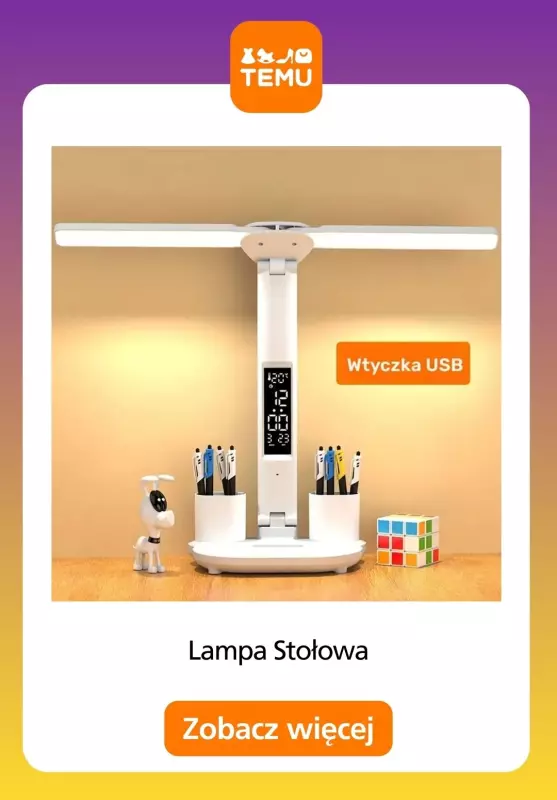 Temu - gazetka promocyjna Oświetlenie do domu od wtorku 09.09  - strona 6