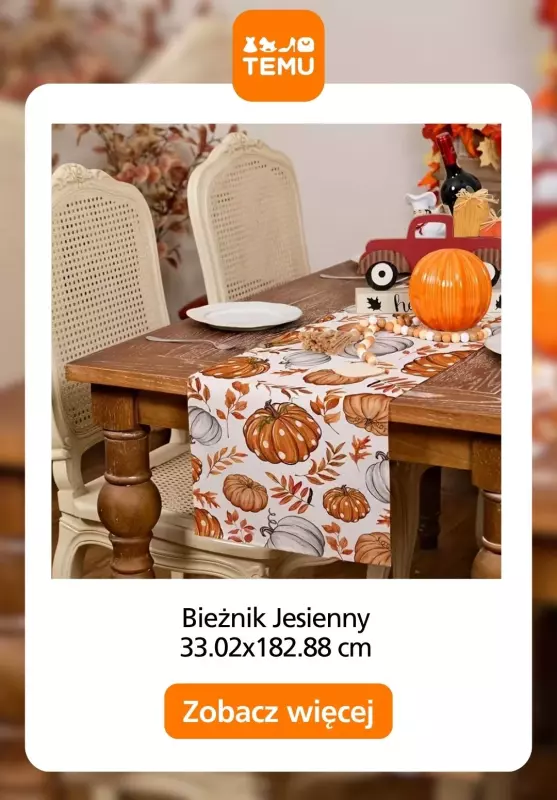 Temu - gazetka promocyjna Jesienne dekoracje   - strona 3