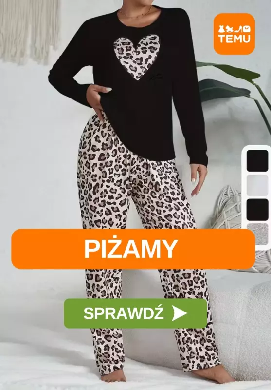 Temu - gazetka promocyjna Piżamy damskie od środy 08.10 