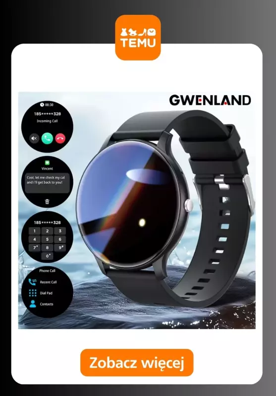 Temu - gazetka promocyjna Smartwatche w supercenach   - strona 3
