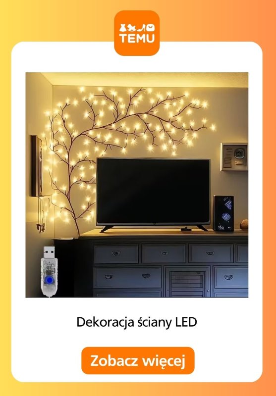 Temu - gazetka promocyjna Lampki do domu od wtorku 14.10  - strona 12