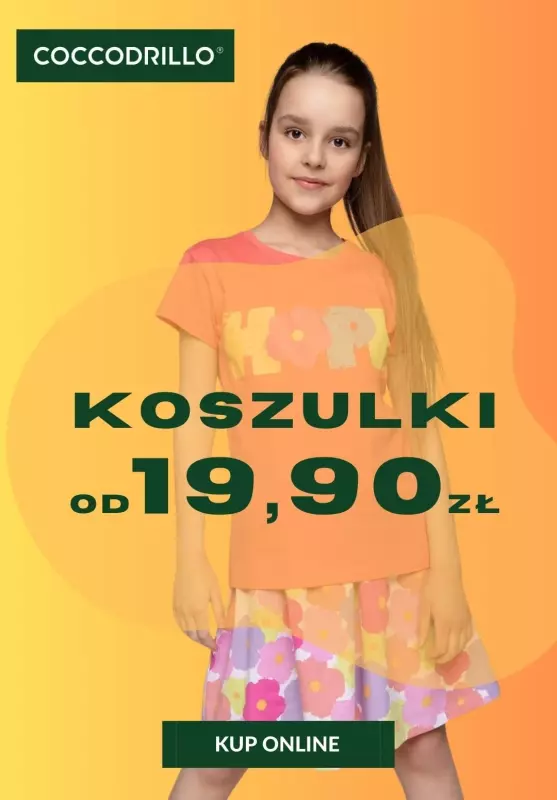 Coccodrillo - gazetka promocyjna Koszulki dziecięce od 19,90 zł od czwartku 09.05 
